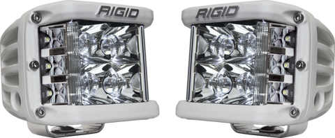 Rigid Industries D-SS - Spot - Set of 2 - White Housing - 862213