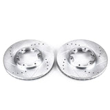Power Stop 03-04 Nissan Frontier Front Evolution Drilled & Slotted Rotors - Pair - JBR756XPR