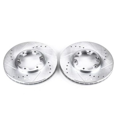 Power Stop 03-04 Nissan Frontier Front Evolution Drilled & Slotted Rotors - Pair - JBR756XPR