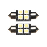 Oracle 33MM 4 LED 3-Chip Festoon Bulbs (Pair) - Cool White - 5203-001
