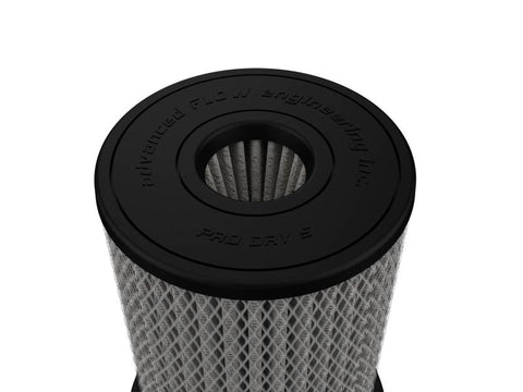 aFe MagnumFLOW Air Filters 3in F x 5-1/2in B x 5-1/4in T (Inverted) x 8in H - Pair - 20-91203DM