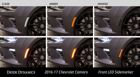 Diode Dynamics 16-21 Chevrolet Camaro LED Sidemarkers - Amber/ - Red (set) - DD5062