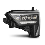 AlphaRex 22-23 Toyota Tundra NOVA-Series Headlights Black w/White DRL - Req 810029 OR 810030 - 880862