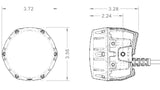 ARB Nacho 4in Offroad / SAE Combo White LED Light - PM461