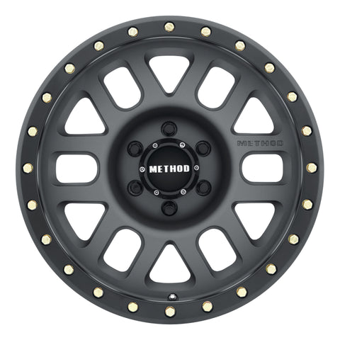 Method MR309 Grid 18x9 +18mm Offset 6x135 94mm CB Titanium/Black Street Loc Wheel - MR30989016818