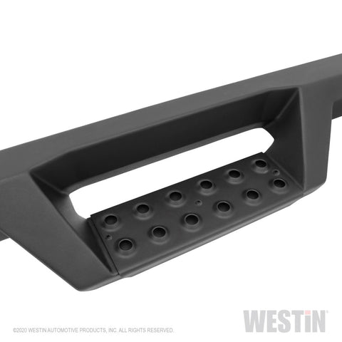 Westin 04-13 Chevy Silverado 1500 Crew Cab 2004-2013 HDX Drop Nerf Step Bars - Textured Black - 56-11955
