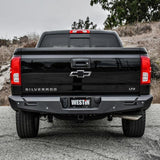Westin 14-18 Chevy Silverado 1500 Pro-Series Rear Bumper - Textured Black - 58-421005