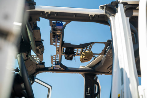 DV8 Offroad 2018-2025 Jeep Wrangler & Gladiator Overhead Molle Panel - MPJL-04