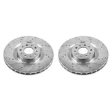 Power Stop 14-19 Fiat 500L Front Evolution Drilled & Slotted Rotors - Pair - EBR1425XPR