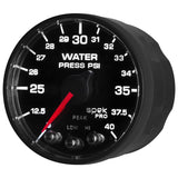 Autometer Spek-Pro - Nascar 2-1/16in Water Press 0- 40 psi Bfb - P551328-N1