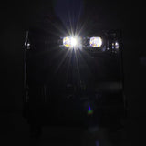 AlphaRex 16-18 Chevy 1500HD NOVA-Series LED Proj Headlghts Alpha BK Atv Lgt/SeqSig & DRL(Req 810023) - 880236