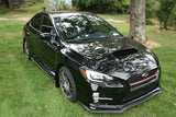 Rally Armor 15-21 Subaru WRX/STI Black UR Mud Flap w/Blue Logo - MF32-UR-BLK/BL