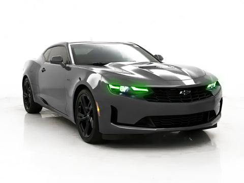 Oracle 19-21 Chevy Camaro LS/LT RGB+A Headlight DRL Kit - ColorSHIFT w/ RF Controller - 1418-330