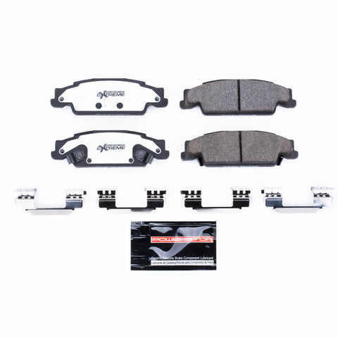 Power Stop 03-07 Cadillac CTS Rear Z26 Extreme Street Brake Pads w/Hardware - Z26-922