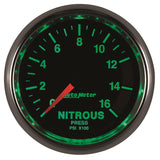 Autometer GS 2 1/16in. 1600PSI Nitrous Fuel Pressure Gauge - 3874