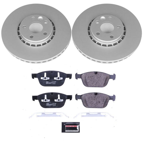 Power Stop 10-15 Volvo XC60 Front Euro-Stop Brake Kit - ESK5702