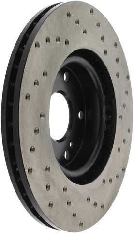 StopTech 06-08 Honda Civic Si Cross Drilled Right Front Rotor - 128.40057R