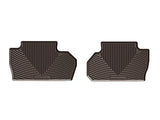 WeatherTech 2014+ Chevrolet Silverado Rear Rubber Mats - Cocoa - W310CO