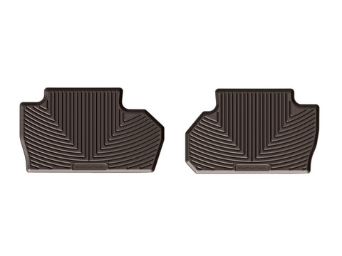 WeatherTech 2014+ Chevrolet Silverado Rear Rubber Mats - Cocoa - W310CO