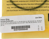 Vertex Piston 00-05 KTM 250 EXC 250cc Replacement Rings - Single - 53010006640