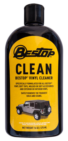 Bestop One 16-Oz. Bottle Do Not Use On Vinyl Windows Bestop Cleaner (Boxed) - 11211-00