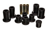 Energy Suspension Front Control Arm Bushing Set - Black - 4.3168G