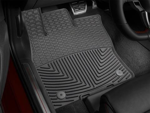 WeatherTech 2015+ Volkswagen Golf/GTI (5-Door Hatchback Only) Front Rubber Mats - Black - W350