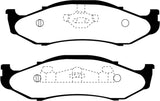 EBC 97-99 Jeep Cherokee 2.5 82mm High Rotors Yellowstuff Front Brake Pads - DP41255R