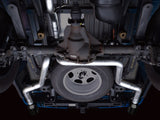 AWE Tuning 0FG 21+ Ford F150 Dual Split Rear Cat-Back Exhaust- 5in Diamond Black Tips - 3015-33119