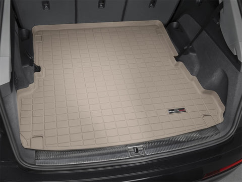 WeatherTech 2017+ Audi Q7 (Behind Second Row) Cargo Liner - Tan - 41853