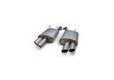Ford Racing 2013-2014 Mustang GT Axle Back QUAD TIP Mufflers with Rear Lower VALENCE - M-5230-MSVTCD