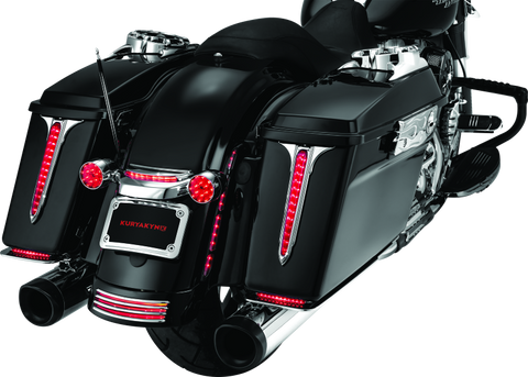 Kuryakyn Rear Fender Accents FLHX & FLTR Models Chrome - 7797