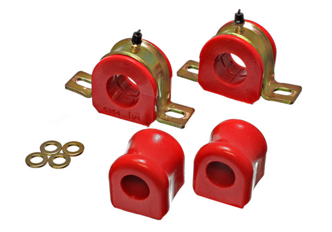 Energy Suspension 91-93 GM Syclone/Typhoon 4WD Red 32mm Fr Sway Bar Bushing Set - 3.5186R