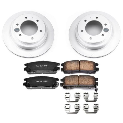 Power Stop 96-99 Acura SLX Rear Z17 Evolution Geomet Coated Brake Kit - CRK5029