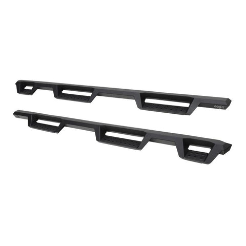 Westin 2019 Chevrolet Silverado/Sierra 1500 (5.5ft) Drop Wheel to Wheel Nerf Step Bars - Txt Black - 56-534685