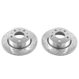 Power Stop 14-19 Ram ProMaster 1500 Rear Evolution Drilled & Slotted Rotors - Pair - AR8395XPR