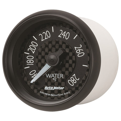 Autometer GT Series 52mm Mechanical 140-280 Deg F Water Temperature Gauge - 8031
