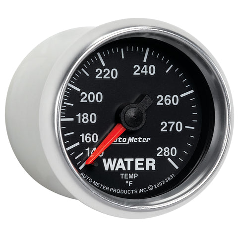AutoMeter Gauge Water Temp 2-1/16in. 140-280 Deg. F Mechanical Gs - 3831