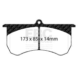 EBC 2015+ Am General HMMWV M1152 6.5L TD Bluestuff Front Brake Pads - DP5068NDX