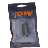 DeatschWerks 8AN Male Flare to 3/8in Female EFI Quick Connect Adapter - Anodized DW Titanium - 6-02-0104-B