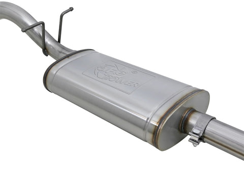 aFe MACH Force-Xp Hi-Tuck 3in. 409 SS C/B Exhaust 15-18 GM Colorado/Canyon L4-2.5L/V6-3.6L - Raw Tip - 49-44099