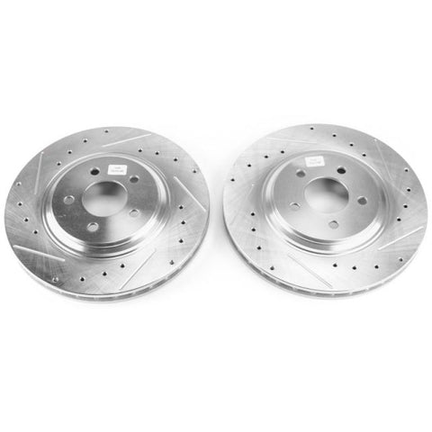 Power Stop 94-01 Ford Mustang Front Evolution Drilled & Slotted Rotors - Pair - AR8144XPR
