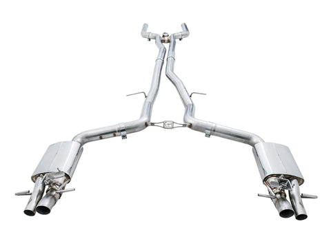 AWE Tuning 2019+ Mercedes-Benz C63 AMG Coupe (W205) SwitchPath Cat-Back Exhaust - No Tips - 3025-11005