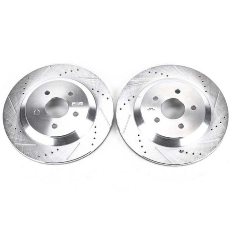 Power Stop 04-07 Ford Freestar Rear Evolution Drilled & Slotted Rotors - Pair - AR85102XPR