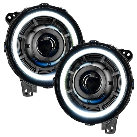 Oracle Jeep JL/Gladiator JT Oculus Bi-LED Projector Headlights - Amber/White Switchback - 5839-023