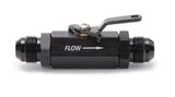 Russell Performance Shutoff Valve -8 AN Male Black Finish - 650643