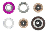 Exedy 1991-1992 Toyota Supra Hyper Twin Cerametallic Clutch Sprung Center Disc Pull Type Cover - TM032SD