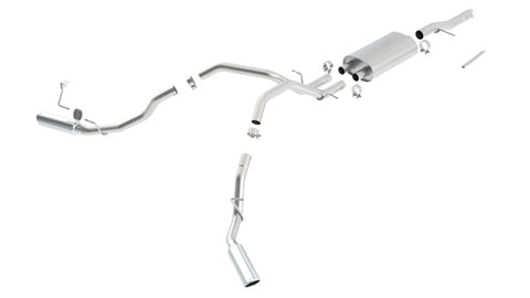 Borla 09-12 Chevrolet Silverado / 09-12 GMC Sierra 1500 WT/SLE/LT 4.8L/5.3L/6.0L SS Catback Exhaust - 140342