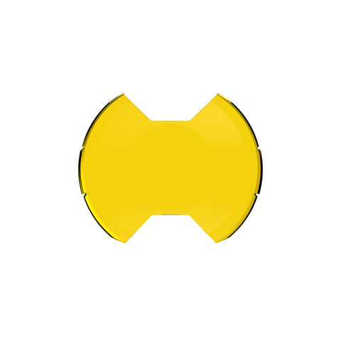 KC HiLiTES SlimLite 8in. LED Light Shield SAE Driving (Shield Only) - Selective Yellow - 5210