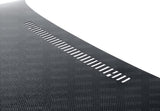 Seibon 02-05 BMW 3 Series 4dr E46 (Manuf Date 7/02-7/06 Models Only) OEM-Style Carbon Fiber Hood - HD0205BMWE464D-OE